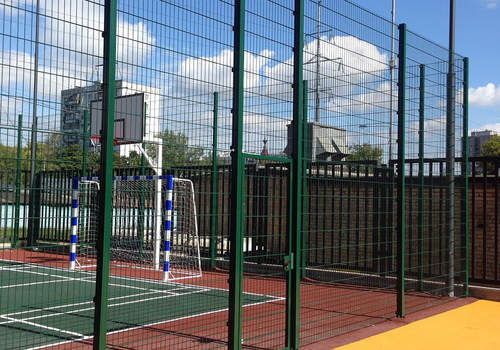 2Д забор для футбольной площадки в Перми