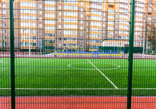 2Д забор для футбольной площадки в Перми